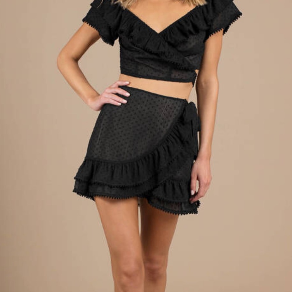 Tobi wrap skirt